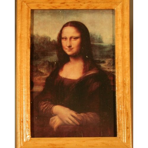Bild gerahmt 7x5.5cm - Mona Lisa von Leonardo da Vinci - 2