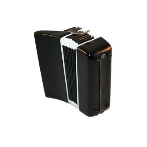 Akkordeon 9,5cm schwarz, beweglich - 2