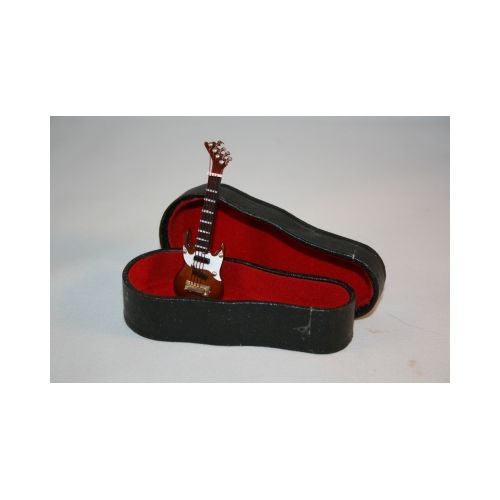 E-Gitarre mit Koffer - 8 cm blau