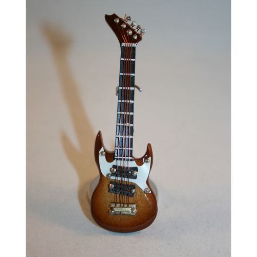 E-Gitarre mit Koffer - 8 cm braun - 2