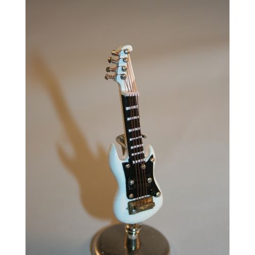 E-Gitarre mit Koffer - 6 cm braun - 2