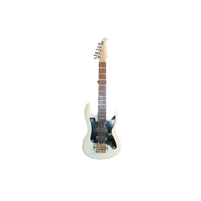 E-Gitarre 12cm weiß mit Koffer - 2