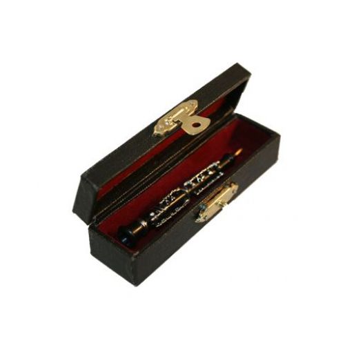 Oboe schwarz mit Koffer 1:10 - 7,7cm