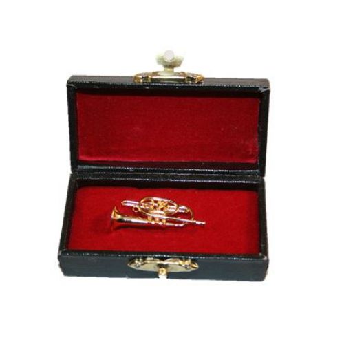 Kornett aus Messing 3,5 cm mit Koffer