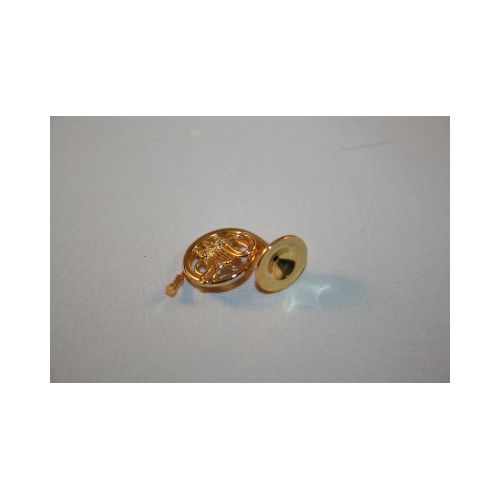 Gold-Waldhorn 1:16 ca. 3cm in Metallausführung mit Koffer - 2