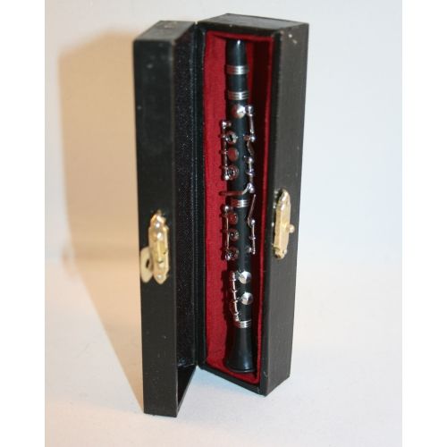 Klarinette schwarz 13cm - 1:6 - mit Koffer - 2