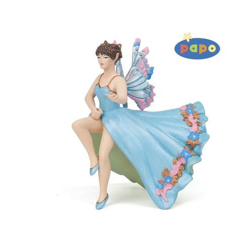 Papo 38828 - Sagen und Märchen - Elfe im Damensitz blau