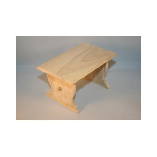 Esstisch Küchentisch 12x7,5cm Holz natur 1:12 - 2