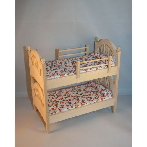 Stockbett Hochbett Etagenbett Holz natur 1:12 - 2