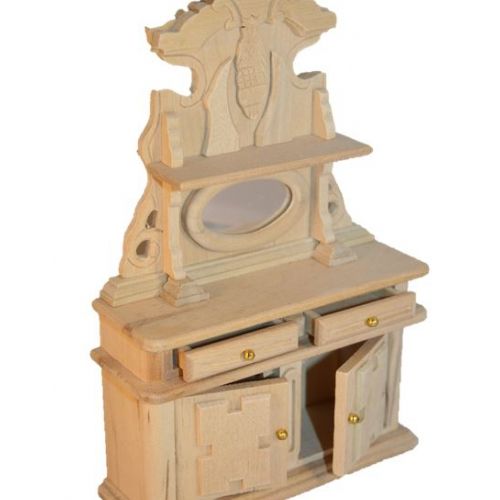 Spiegelkommode Buffett Holz natur - 2