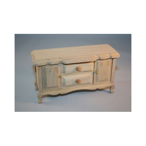 Esszimmer Speisezimmer Holz natur 7-teilig 1:12 - 3