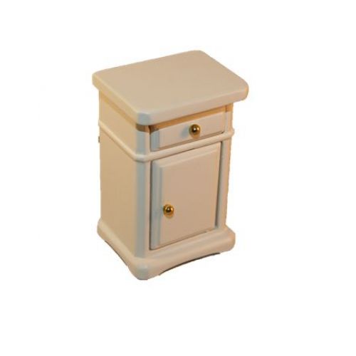 Nachttisch weiß lackiert