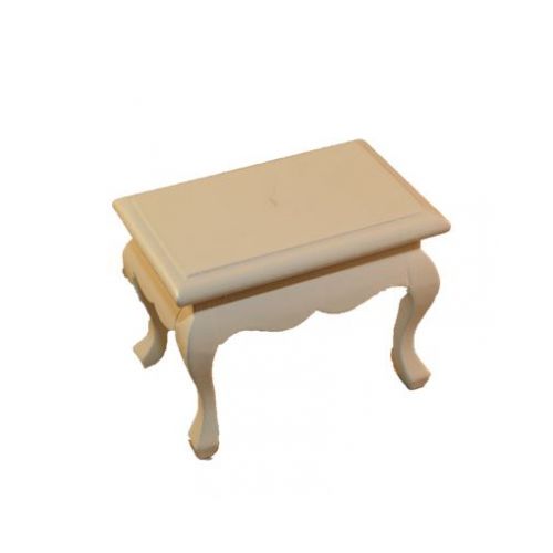 Couchtisch weiß lackiert 1:12