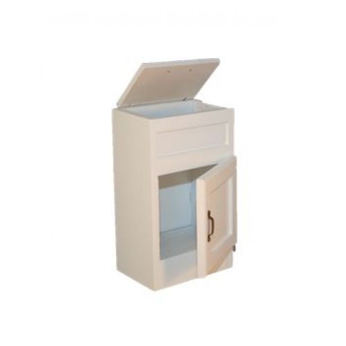 Eisschrank Holz weiß lackiert - 2