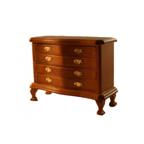 Schubladen Kommode Holz mittelbraun