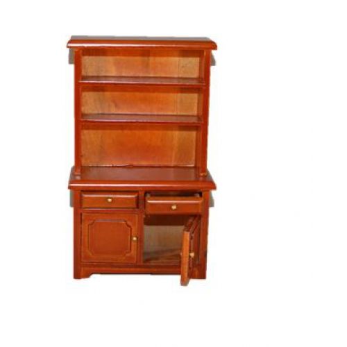 Küchenschrank Holz mittelbraun 1:12 - 2