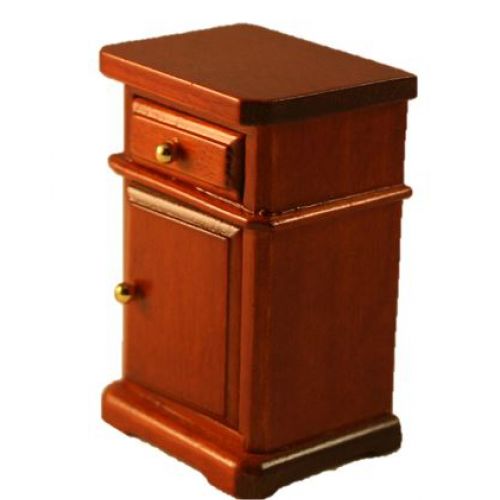 Nachttisch Mahagoni 4x3,5x6 cm