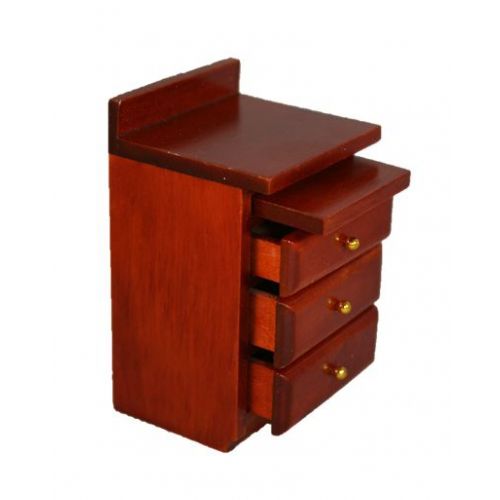 Holz Nachttisch mahagoni - 2