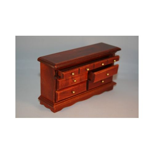 Speisezimmer Holz mahagony 9-teilig 1:12 - 3