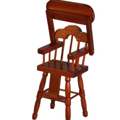 Kinderstuhl Hochstuhl Mahagoni 1:12 - 2