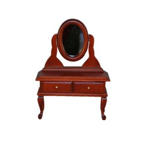 Schminktisch Schminkkommode Spiegeltisch mahagony