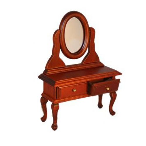 Schminktisch Schminkkommode Spiegeltisch mahagony - 2