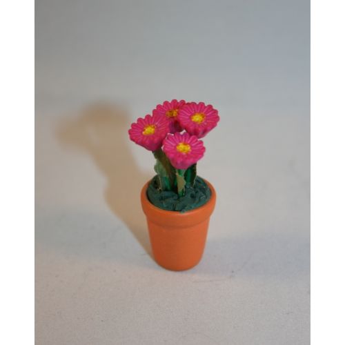 Topfblume 4cm in 10 Farben - 2