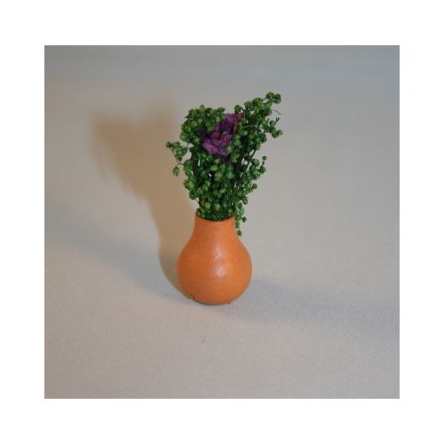Blumenvase mit Natur-grün 5,5cm