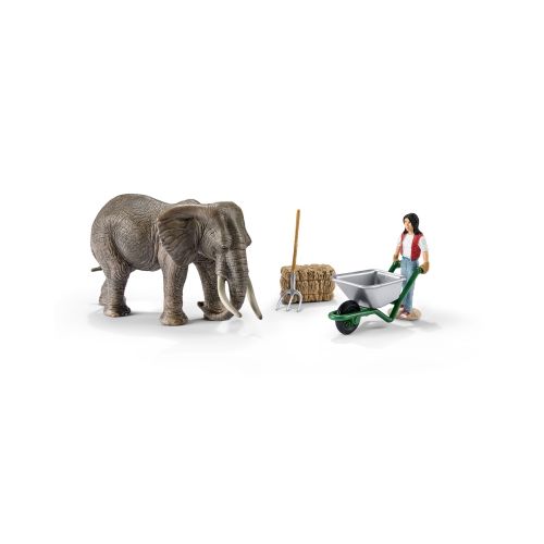 Schleich - 41409 - Set Elefantenpflege