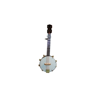 Banjo 12cm weiss / braun 1:8