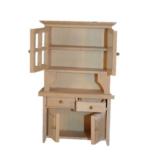 Esszimmer Büffet Holz natur 1:12 - 2