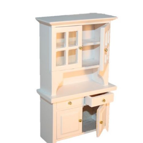 Esszimmer Büffet Holz weiß lackiert 1:12 - 2