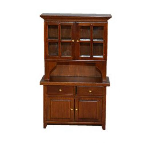 Esszimmer Büffet Holz antikbraun 1:12