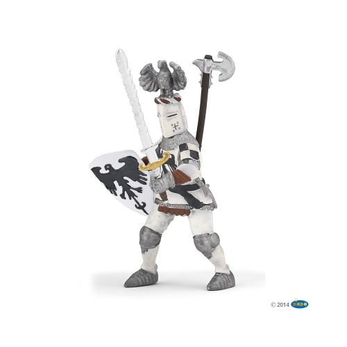 Papo 39785 - Ritter mit Adlerhelm, weiß