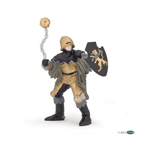 Papo 39780 - Ritter mit Morgenstern, schwarz