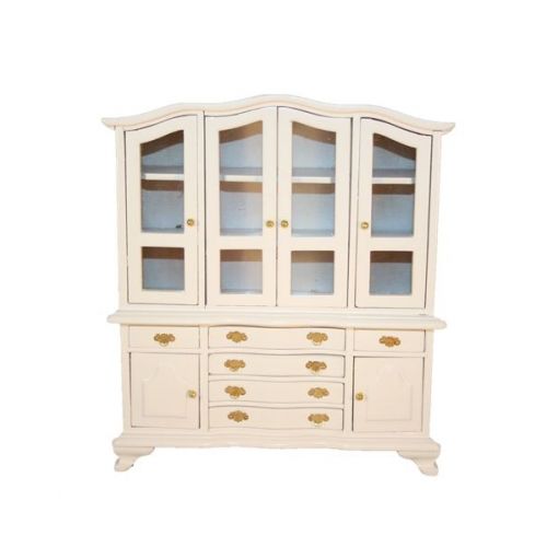 Esszimmer Büffet Holz weiß lackiert 1:12