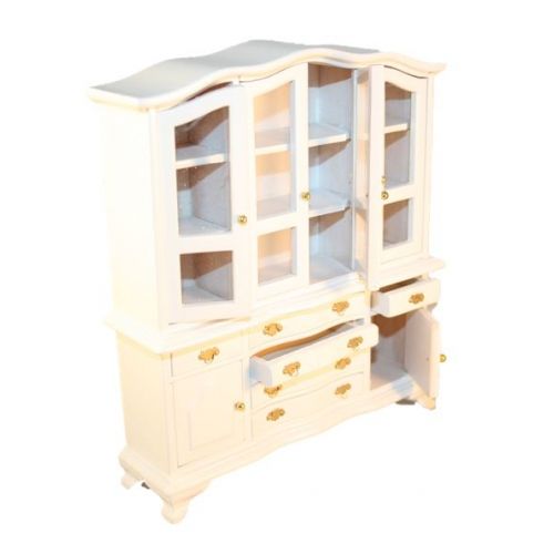 Esszimmer Büffet Holz weiß lackiert 1:12 - 2