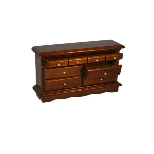 Esszimmer Sideboard Holz antikbraun 1:12 - 2