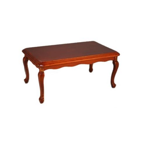 Esstisch 15x9cm Holz mahagony 1:12