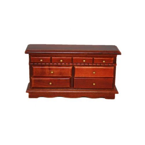 Esszimmer Sideboard Holz mahagony 1:12