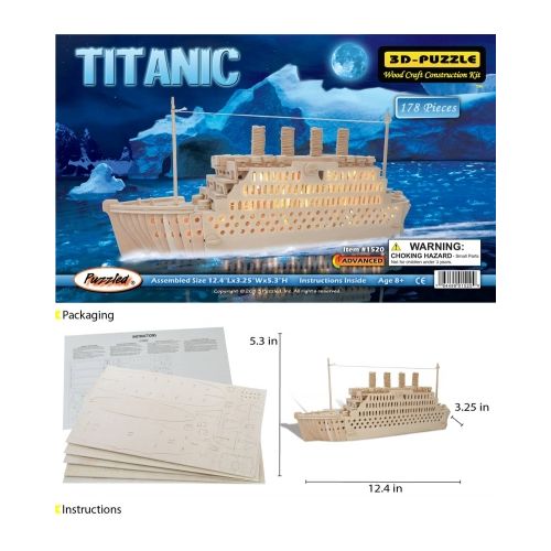 Holzbausatz Titanic - 3D Puzzle - 3