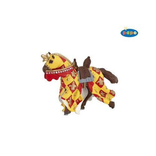 Papo 39754 - Ritter - Fleur-de-Lys Streitross. rot