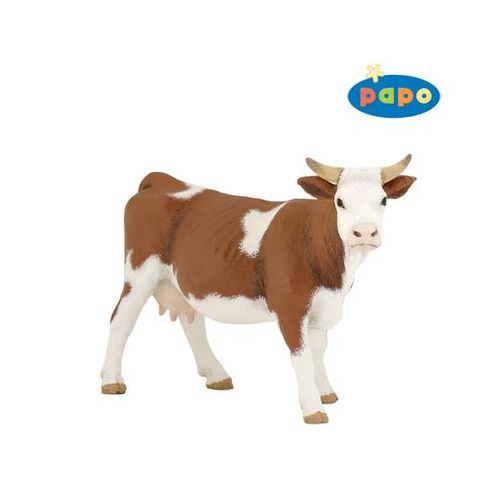 Papo 51133 - Bauernhoftiere - Simmentaler-Kuh