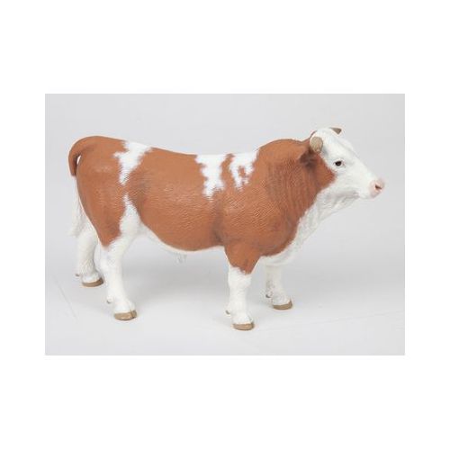 Papo 51142 - Bauernhoftiere - Stier Fleckvieh