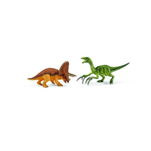 Schleich - 42217 - Triceratops und Therizinosaurus, klein - 2