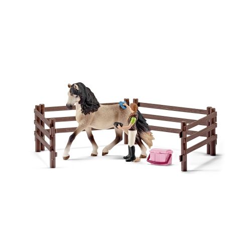 Schleich - 42270 - Pferdepflegeset, Andalusier - 2