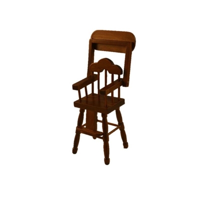 Kinderstuhl Hochstuhl antikbraun 1:12 - 2
