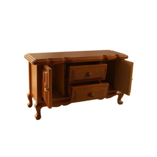 Esszimmer Sideboard Holz mittelbraun 1:12 - 2