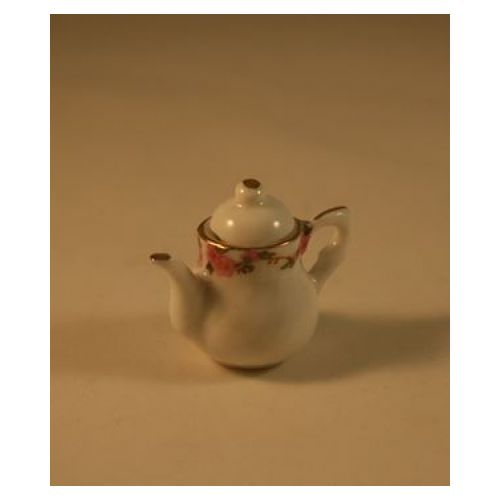 Teekanne mit Rosendesign 3cm - 2