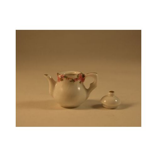 Teekanne mit Rosendesign 3cm - 3